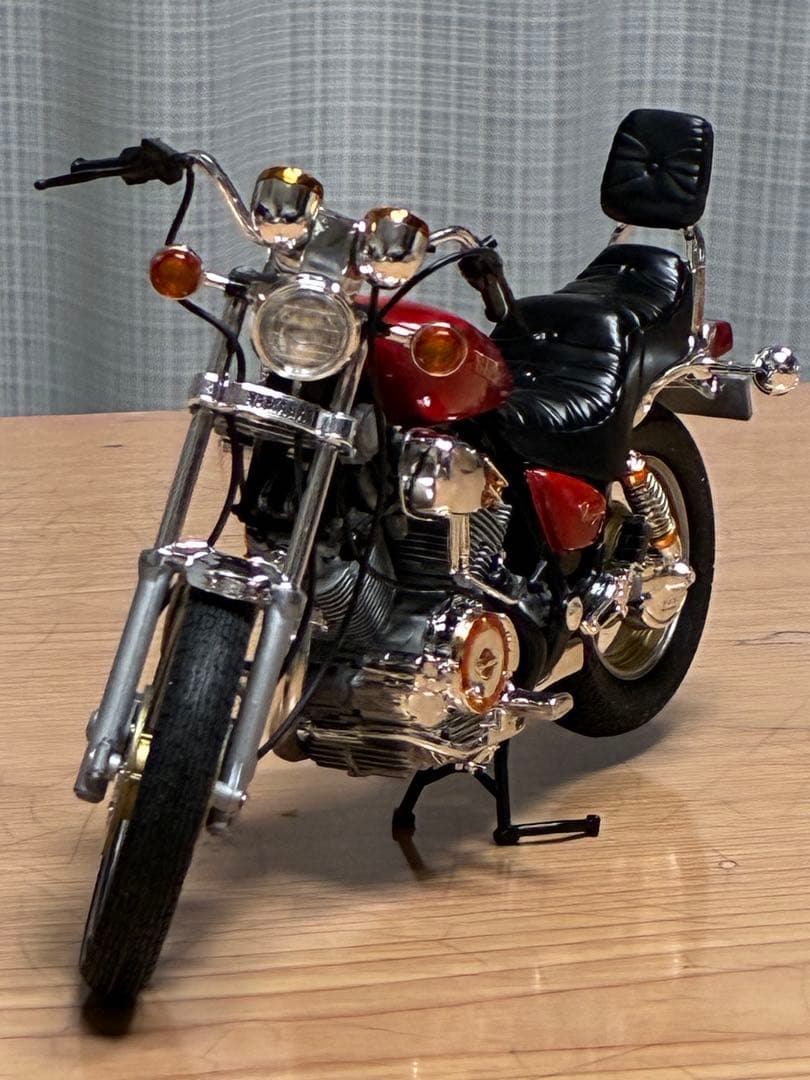 タミヤオートバイ1/12ヤマハXV1000プラモデル　完成品