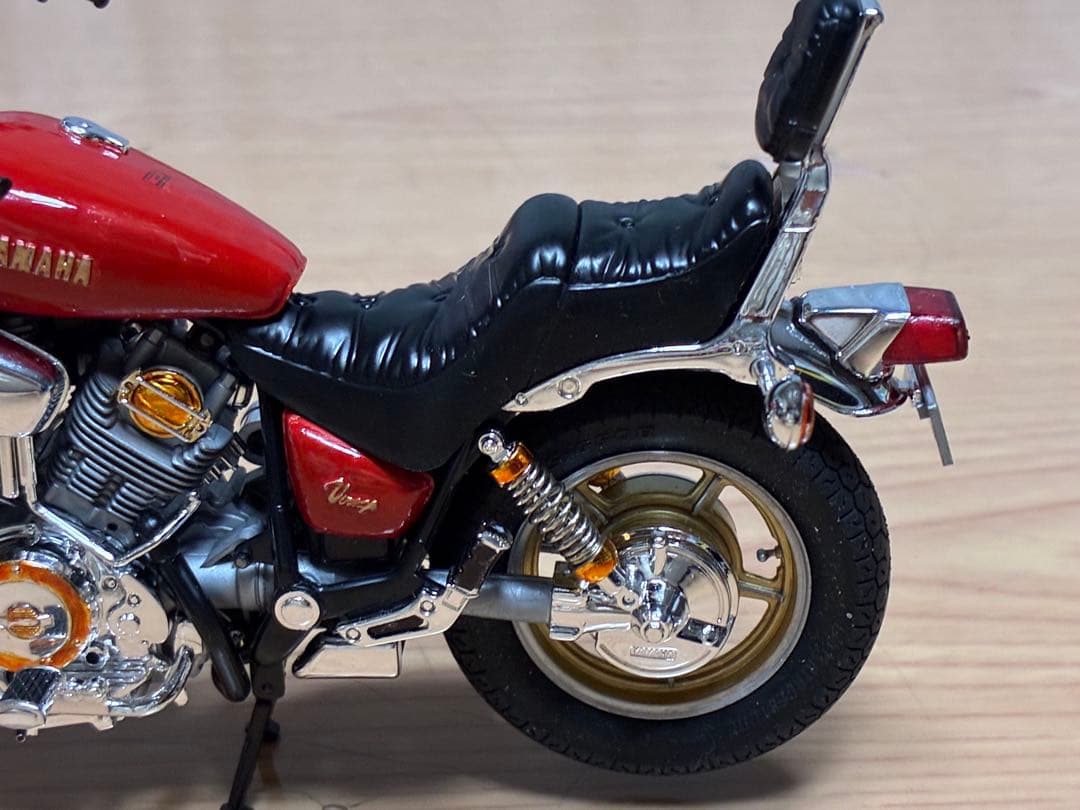 タミヤオートバイ1/12ヤマハXV1000プラモデル　完成品