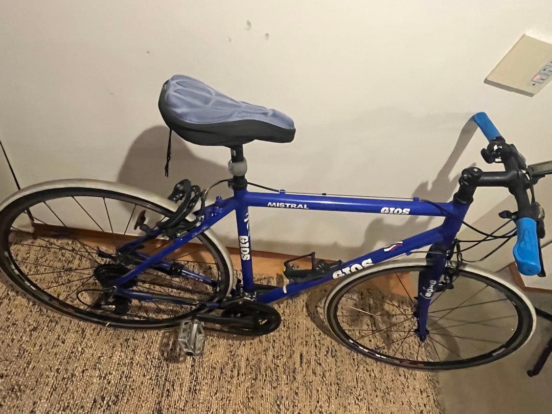 8000円引　GIOS MISTRAL クロスバイク 青　手渡し希望