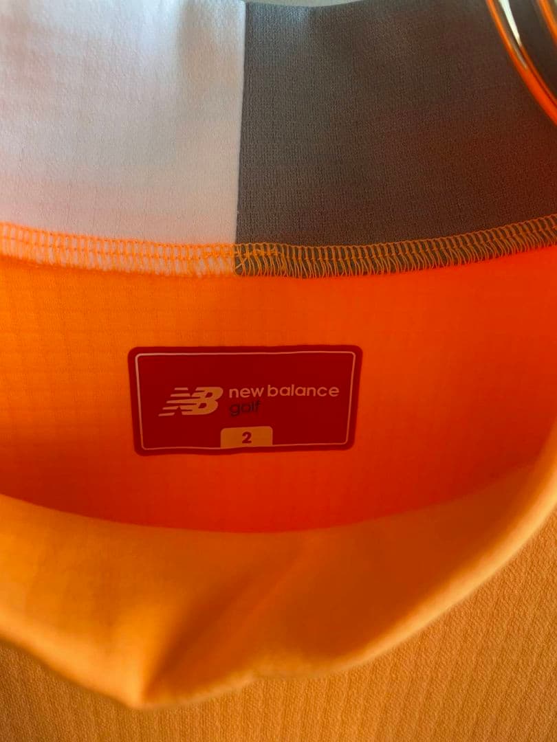 New balance　モックネック長袖ストレッチシャツ