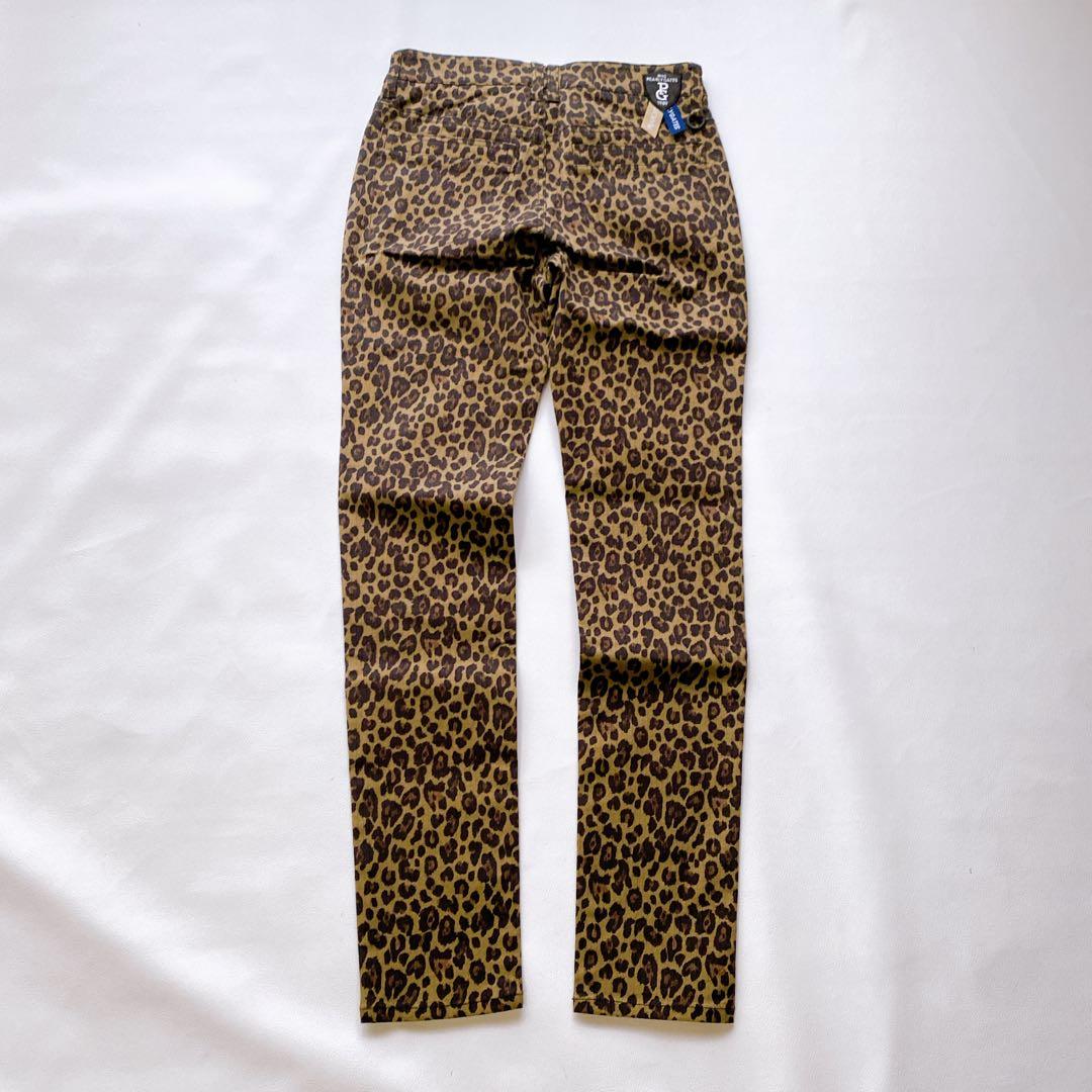 新品 PEARY GATES レディース ゴルフパンツ ヒョウ柄 S(0)