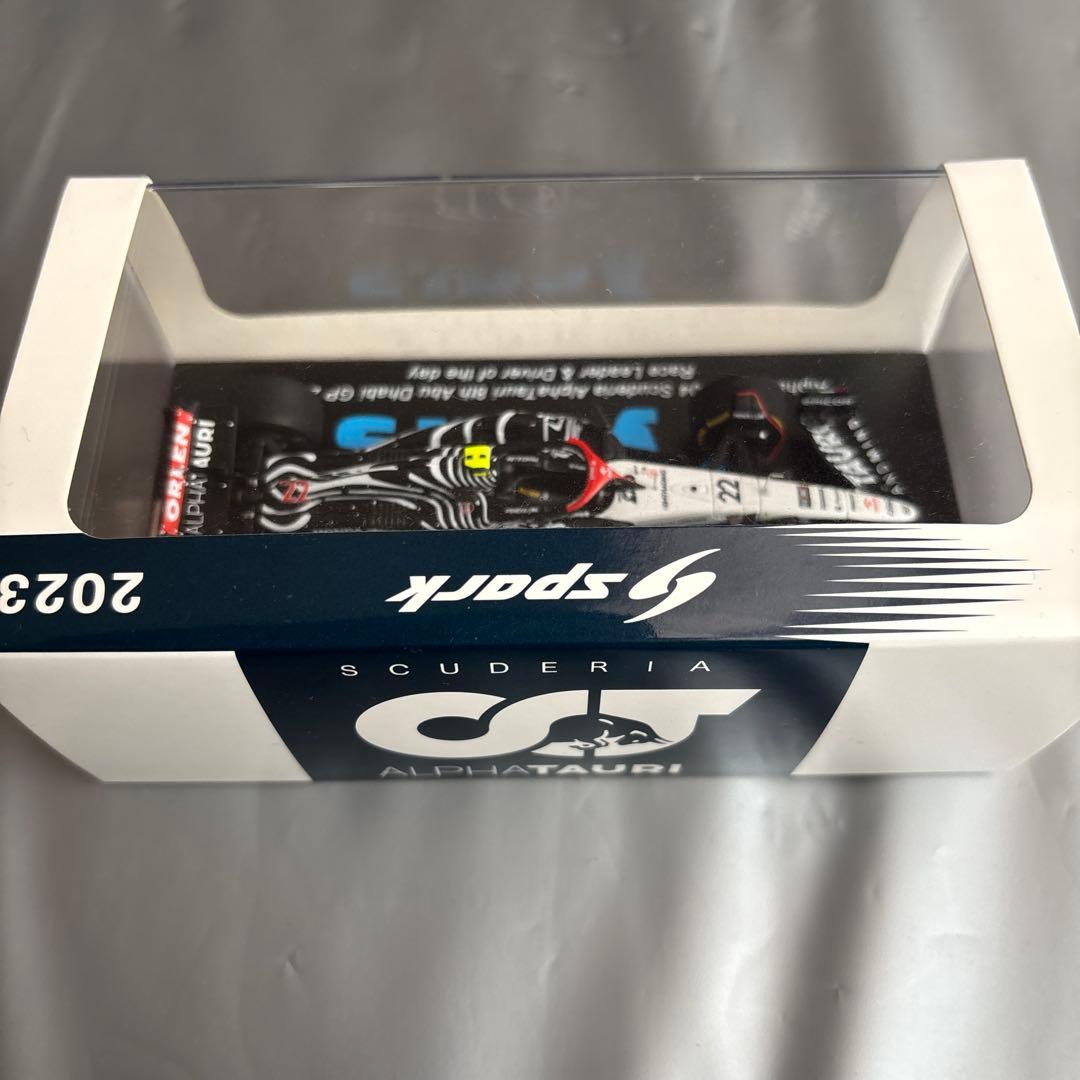 ポストホビー特注スパーク 1/43 アルファタウリ AT04 アブダビ 角田裕毅