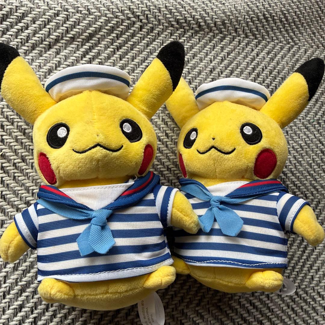 ポケモンセンター　ピカチュウ　ぬいぐるみセット