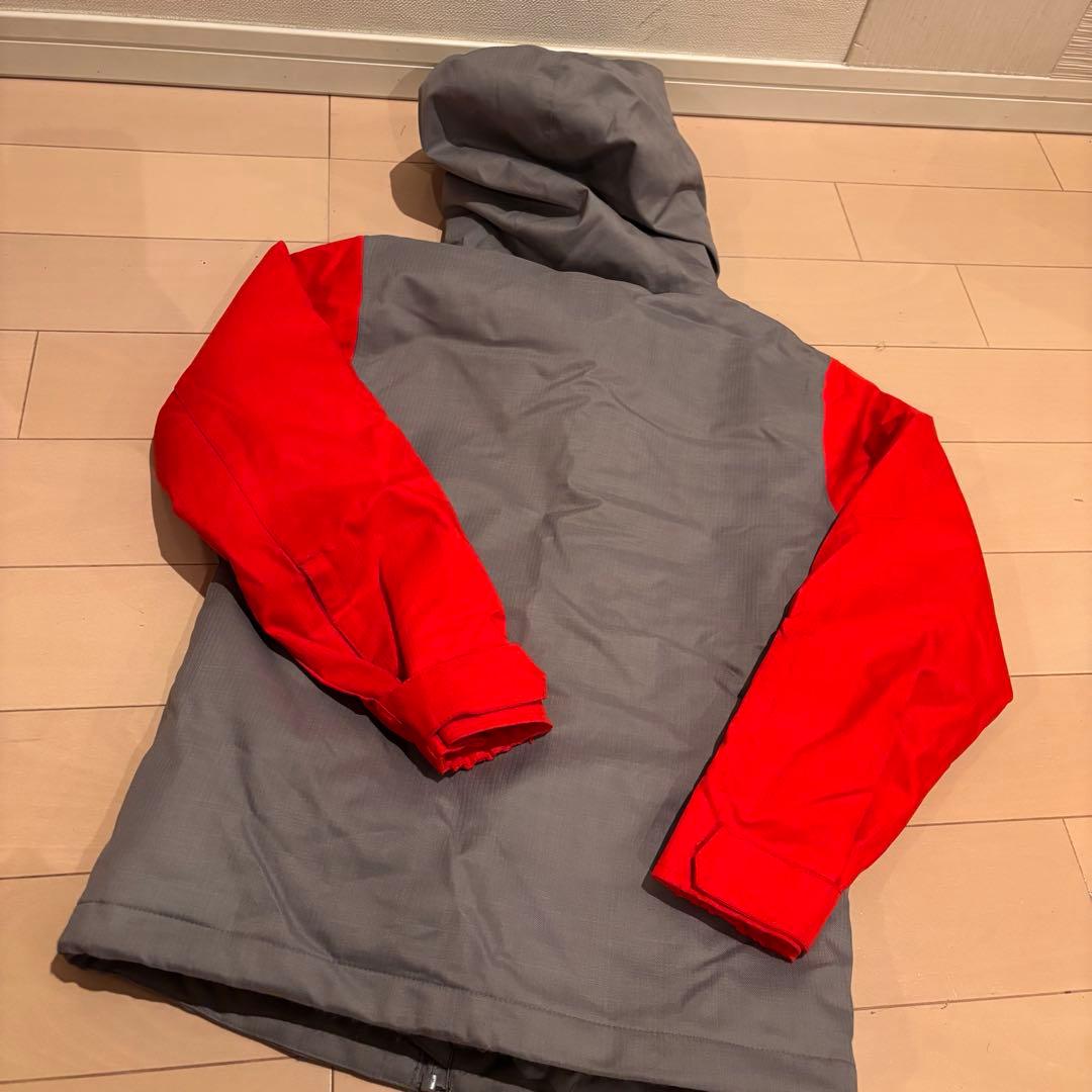 VOLCOM スキーウェア 子ども用 グレー/レッド