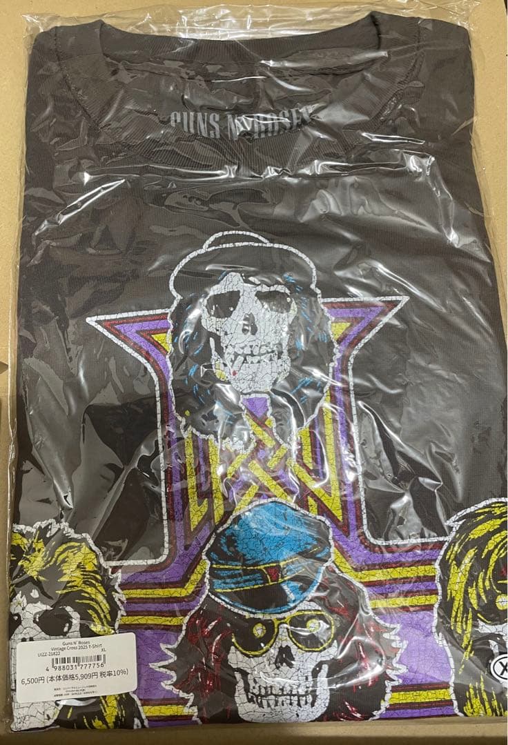 Guns N' Roses 2025 Tシャツ XL ブラック　カラー未交換