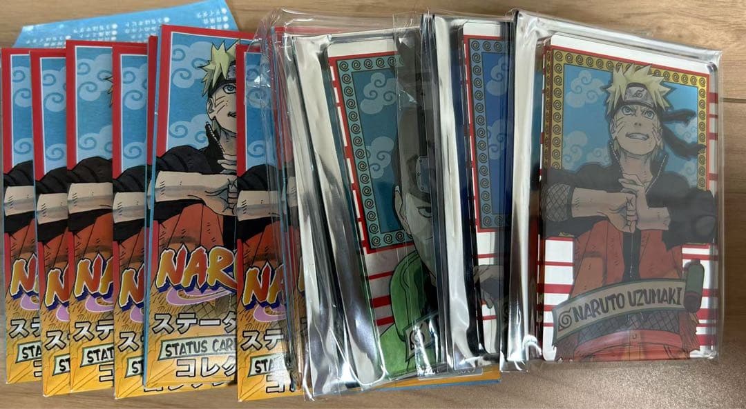 NARUTO ナルト　ステータスカード　15種　コンプリート