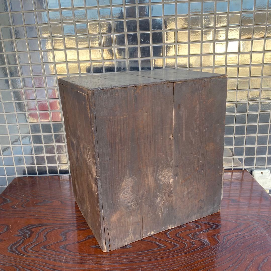 時代物 昭和初期 大正 三段小引き出し 古箪笥 骨董品 古道具 和家具