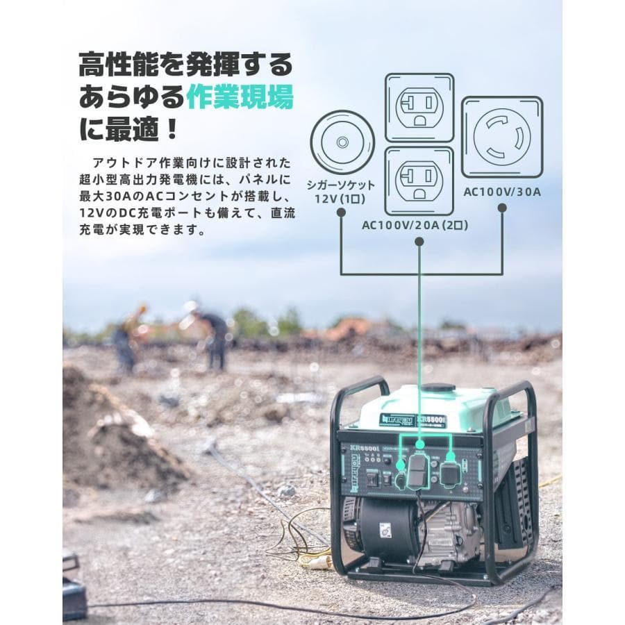 ★セット★バルーン投光器 200W LED 発電機用投光器 ポータブル 伸縮