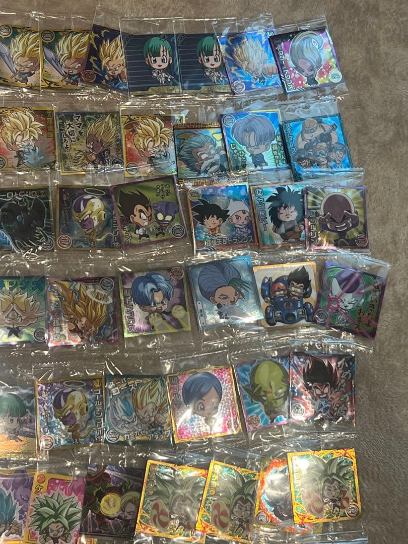 ドラゴンボール ワンピース 鬼滅の刃 シール カード まとめ売り レア多数