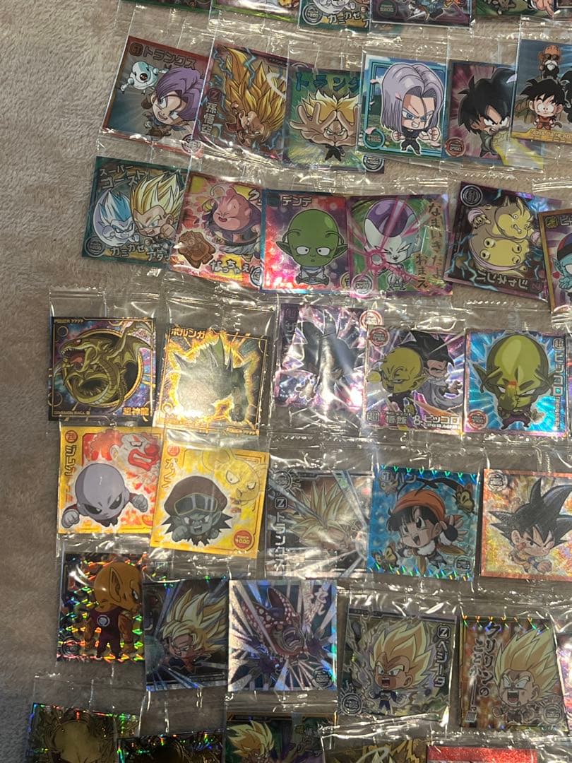 ドラゴンボール ワンピース 鬼滅の刃 シール カード まとめ売り レア多数