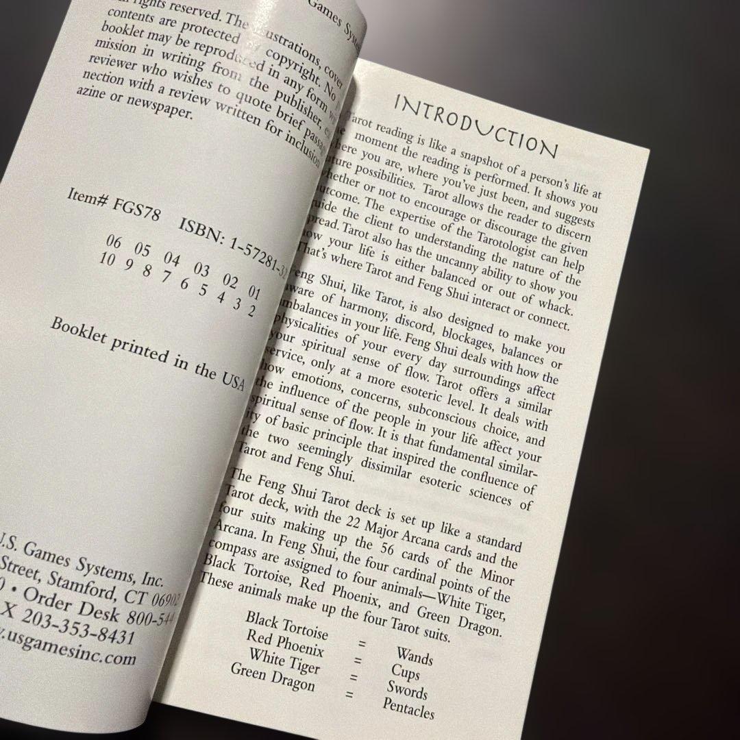 Feng Shui Tarot 78枚セット English edition