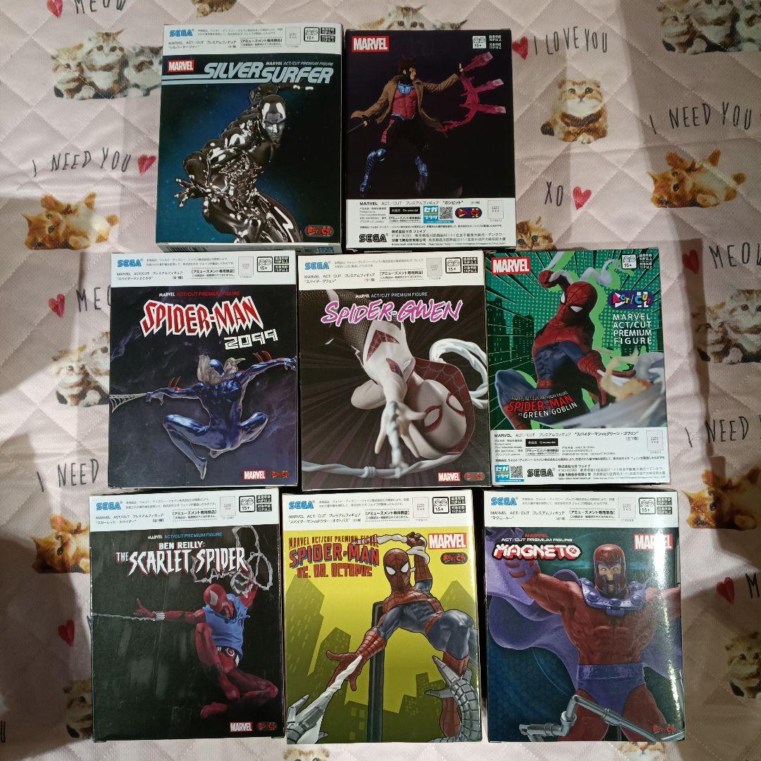 SEGA マーベル　フィギュアセット 8体
