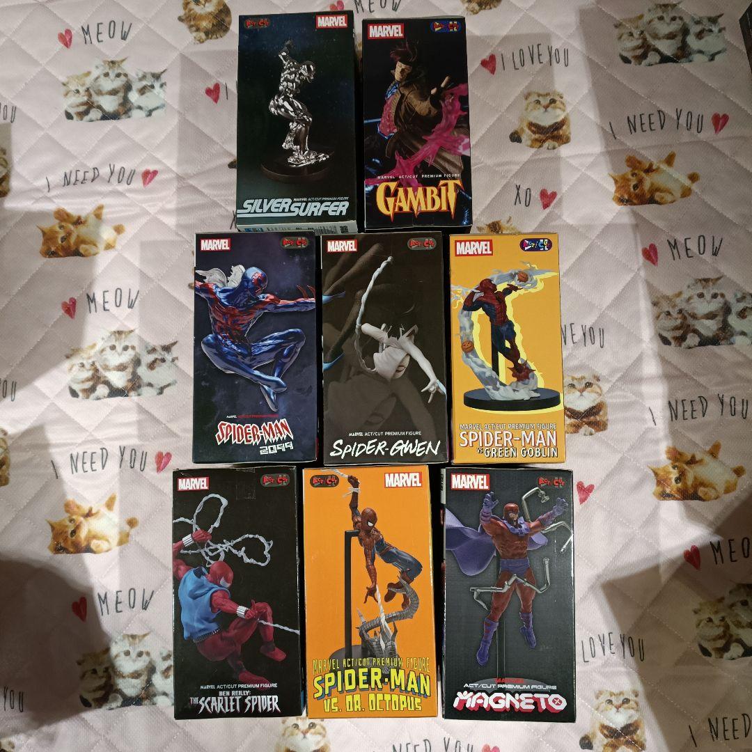 SEGA マーベル　フィギュアセット 8体