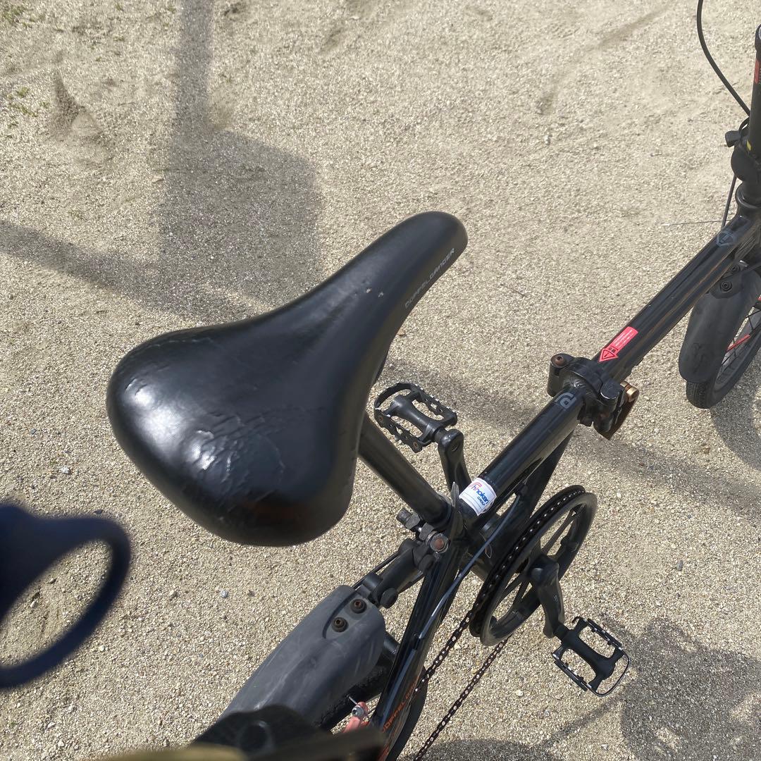 ゆー　折りたたみ自転車 黒　ドッペルギャンガー104