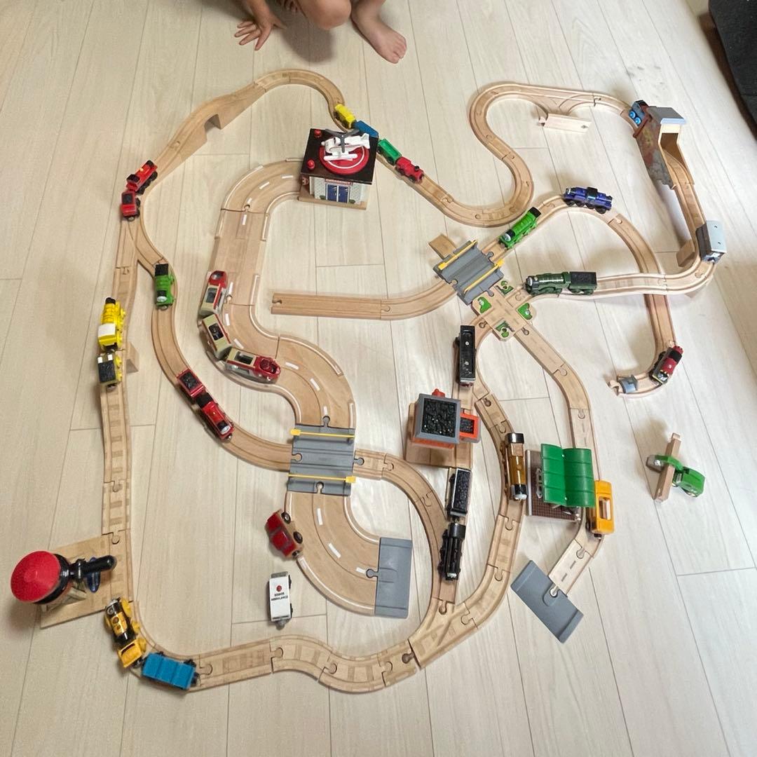 【確認用写真】ラーニングカーブ きかんしゃトーマス 木製レール