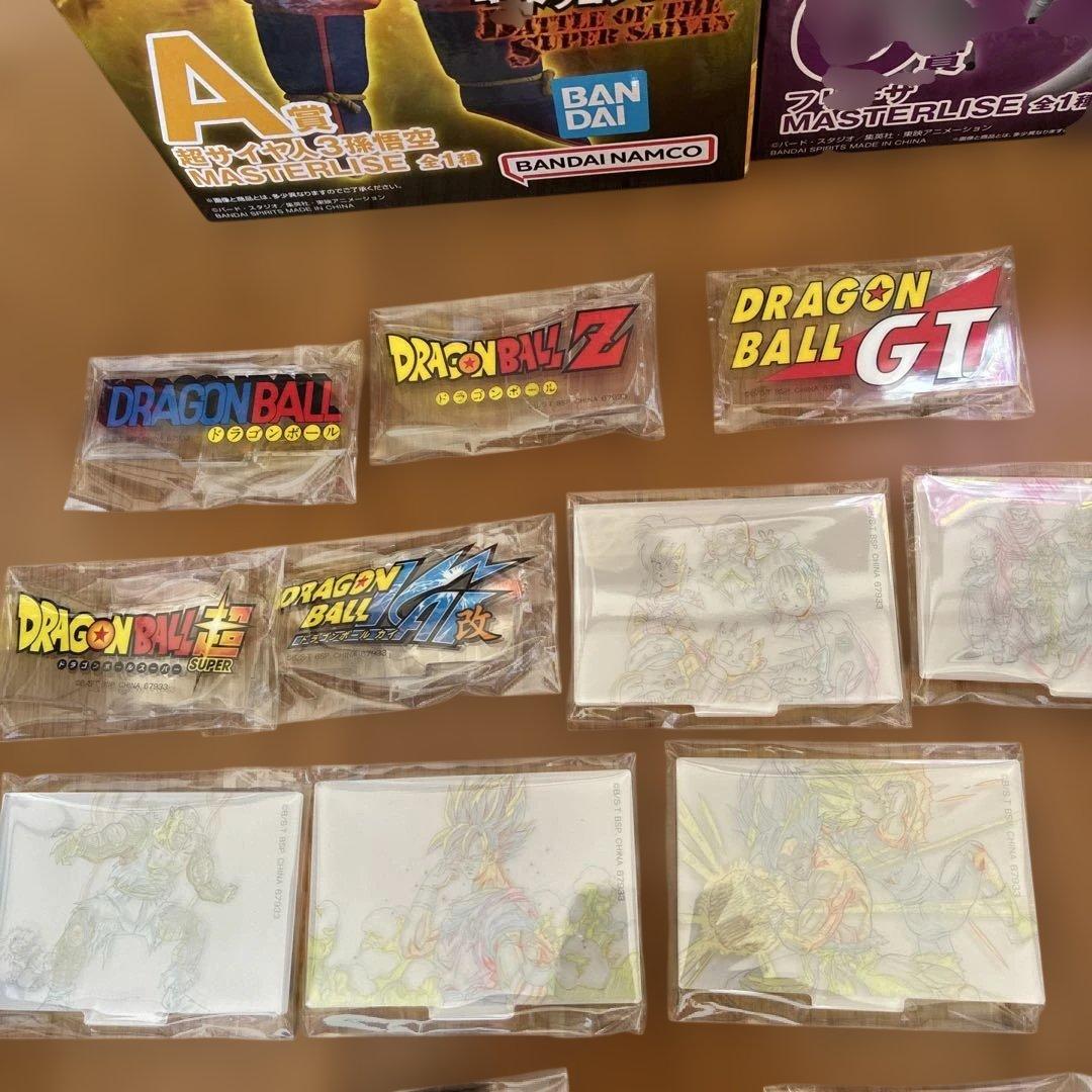ドラゴンボール　1番くじ　A.B.C賞とF.G.H.I賞コンプ
