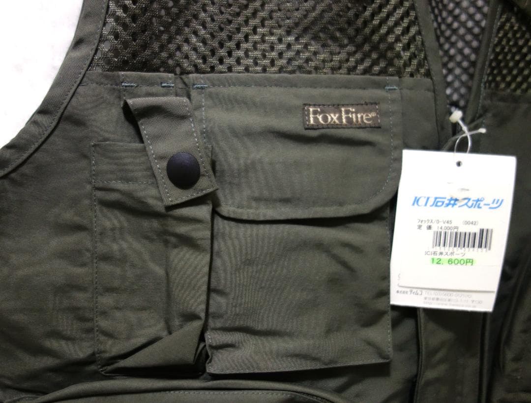 新品タグ付！フォックスファイヤー フォトレックベスト　メンズLサイズ