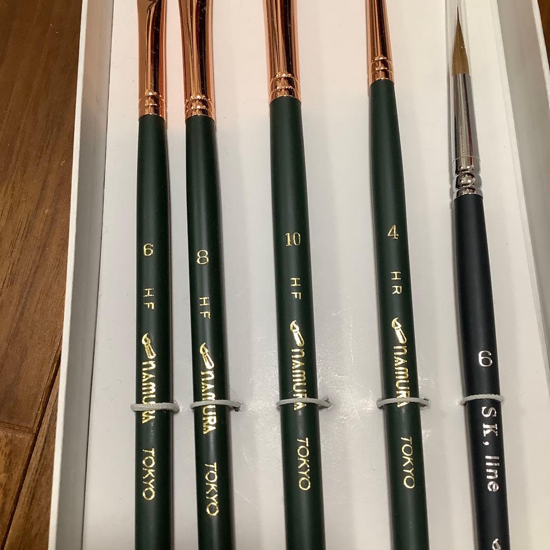 ナムラNamura 豚筆セット 6, 4, 8, 10、SK.line 6