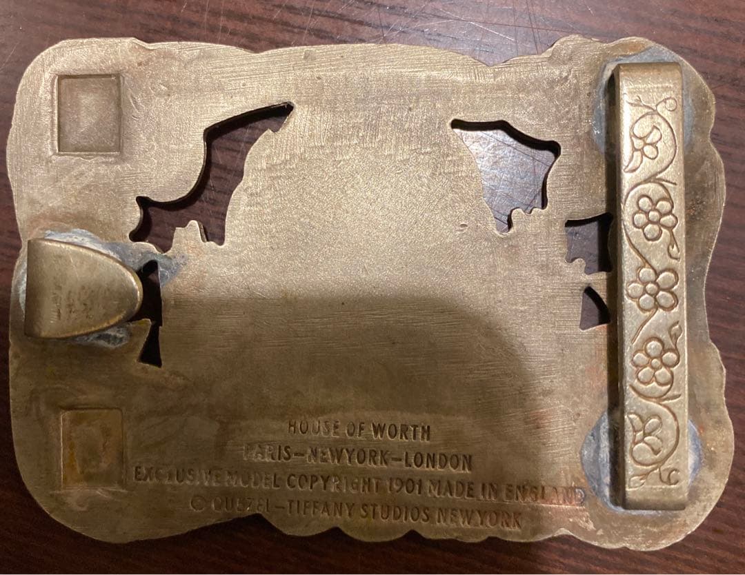 コミック・アニメ 1901' OldTiffany \"LILLIE LANGTRY\"buckle