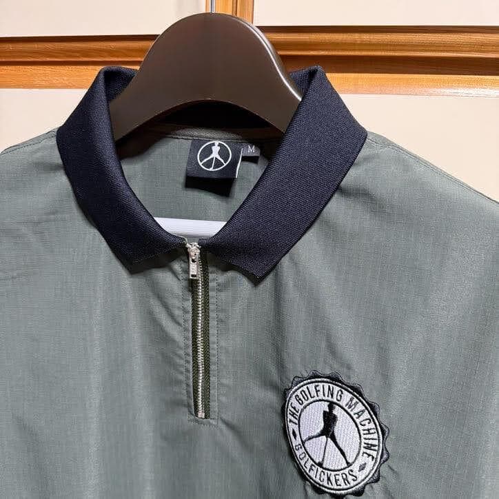 Golfickers ハーフジップシャツ OLIVE sizeM 美品