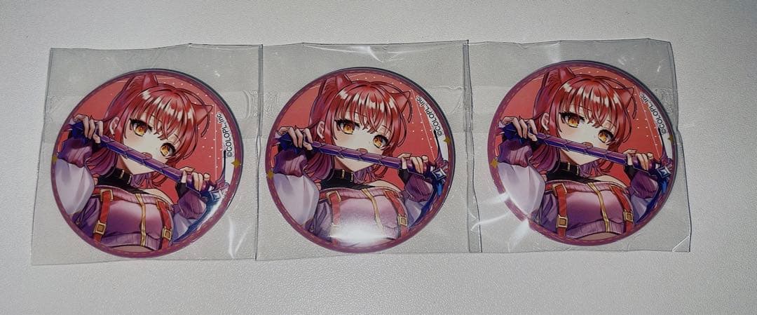 白猫プロジェクト ネコミミくじ 缶バッジ