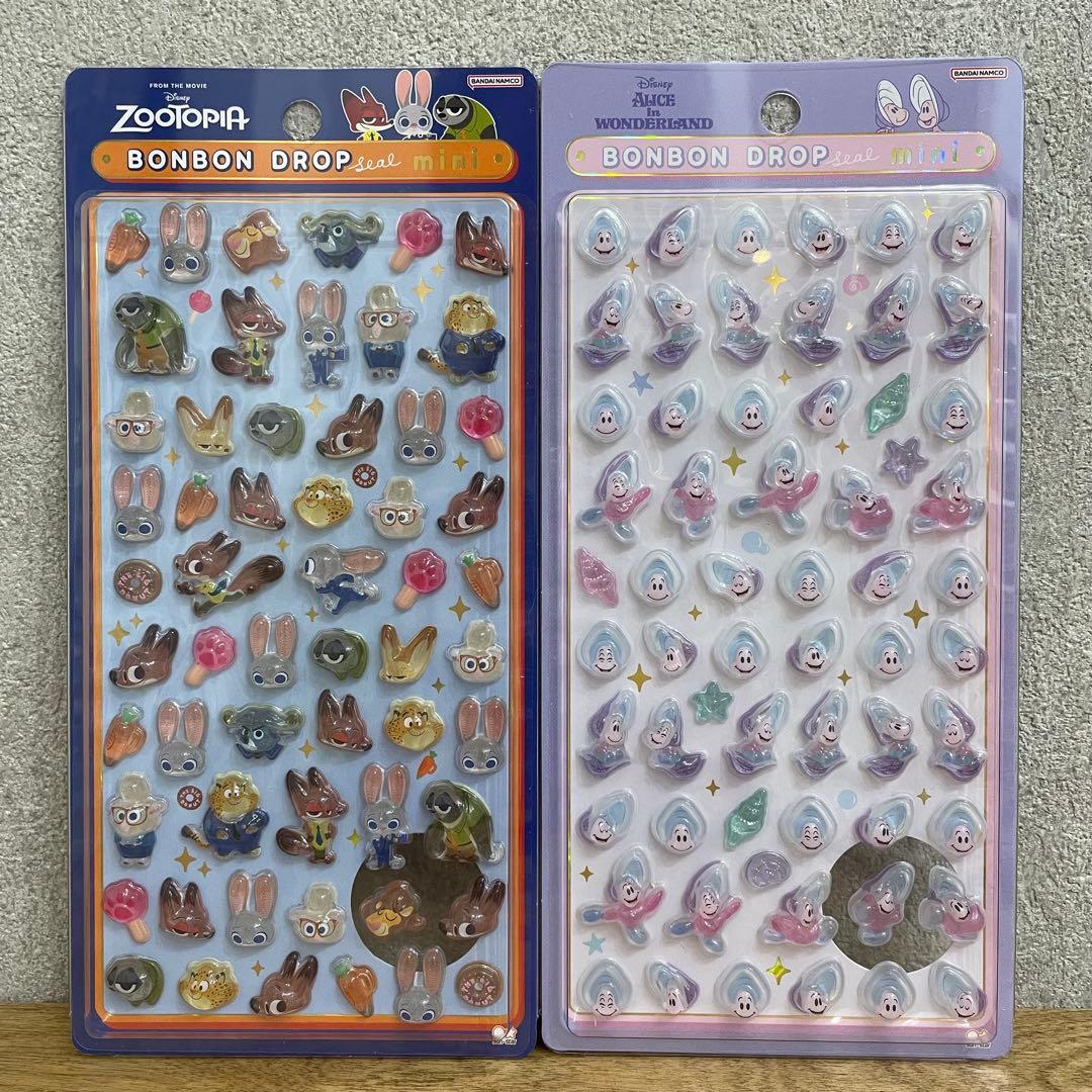 【正規品】 ボンボンドロップシール ディズニー サンリオ ミニミニセット