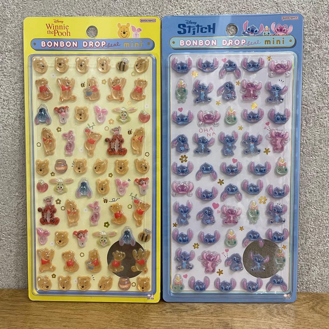 【正規品】 ボンボンドロップシール ディズニー サンリオ ミニミニセット