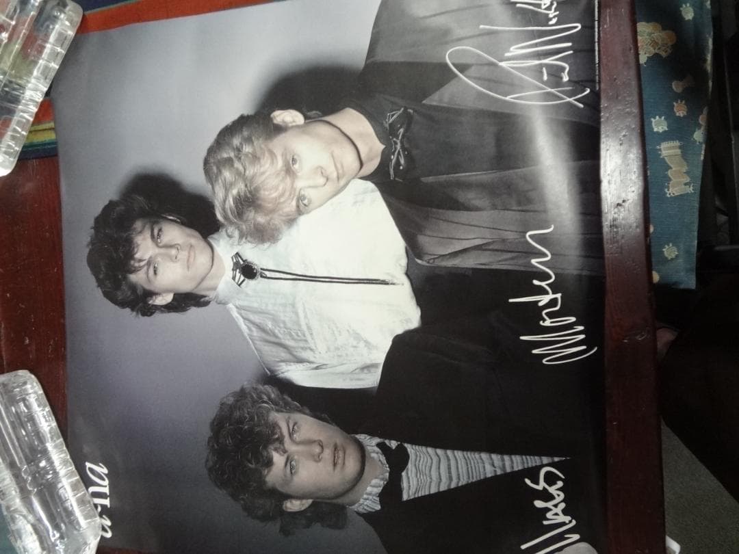 a-ha / アーハ 　●メンバー サイン有・印刷●　　販促非売品ポスター
