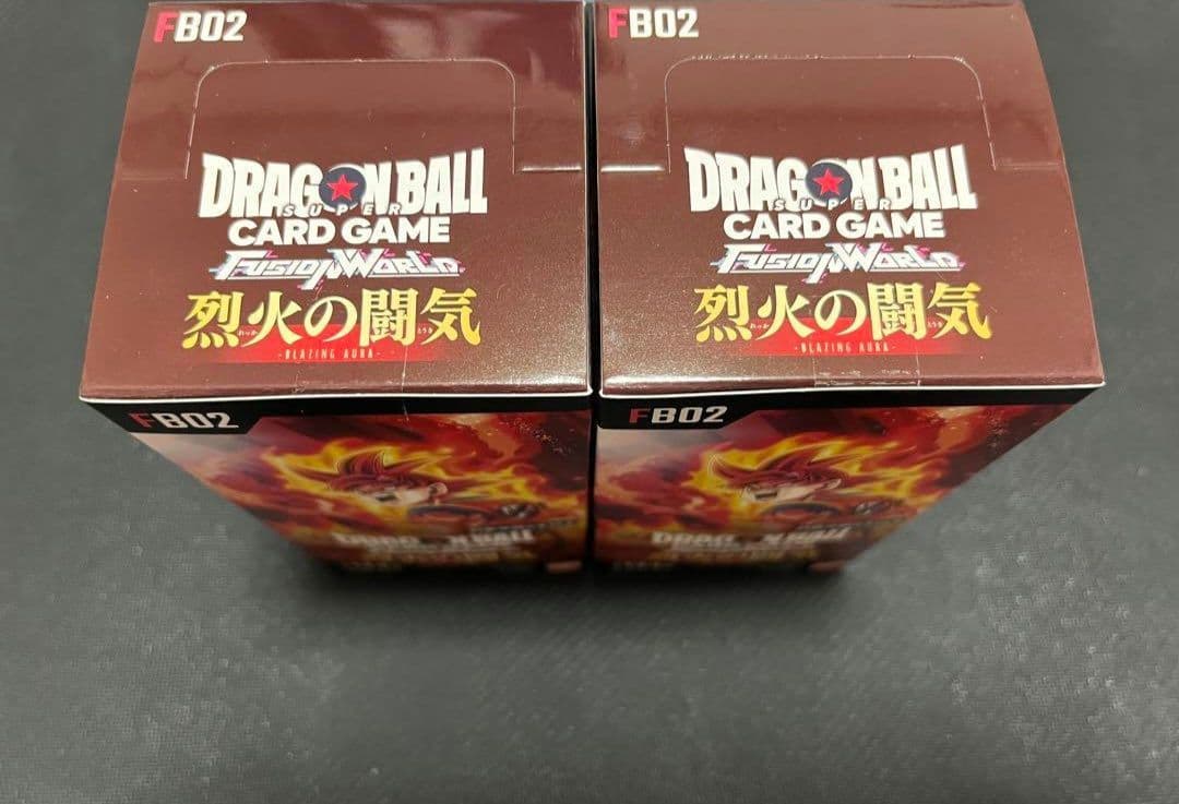 烈火の闘気　2ボックス　テープ付き　ドラゴンボール　フュージョンワールド