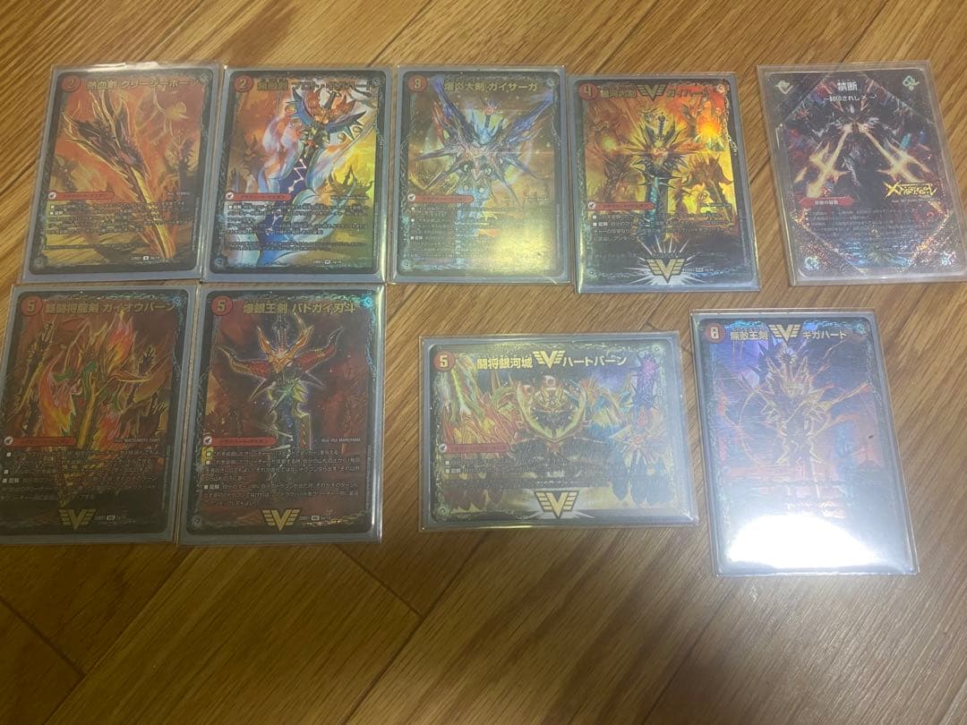 デュエマ引退品　主要デッキ四つ