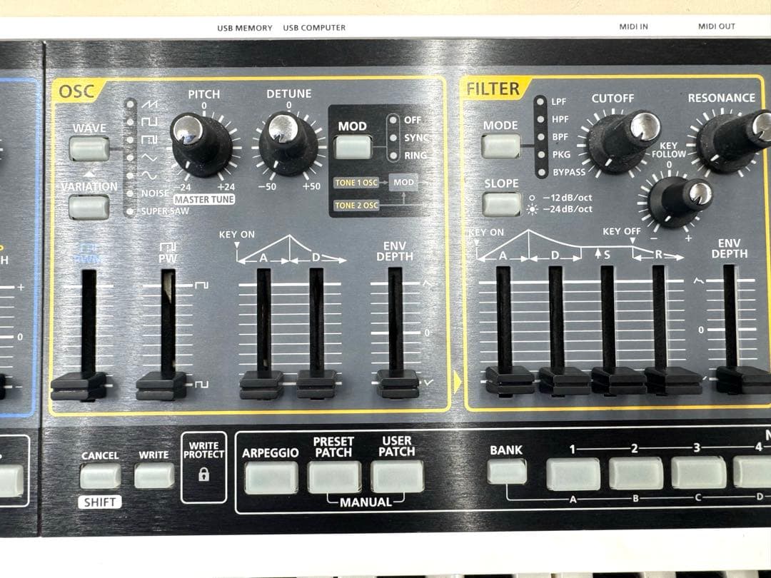 Roland GAIA SH-01 ローランド シンセサイザー 37鍵
