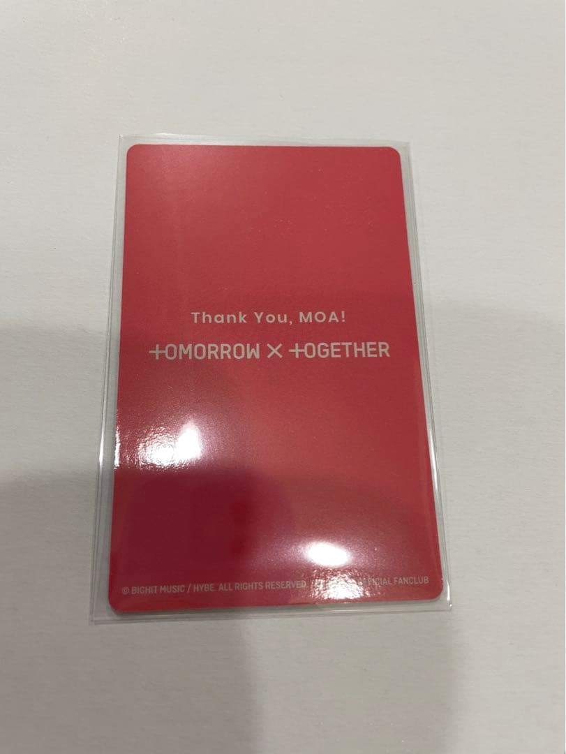 TXT ボムギュ ペンミ MOAZONE FC特典 日本会場限定 トレカ