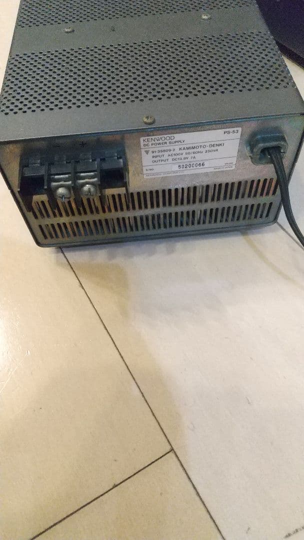 【希少】KENWOOD PS-53 電源供給装置 通電確認済