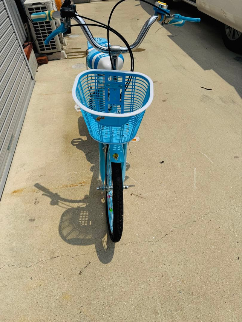 福岡発 20インチ 子供 自転車 水色 折り畳み 軽量 通学 通勤 家庭用 6段