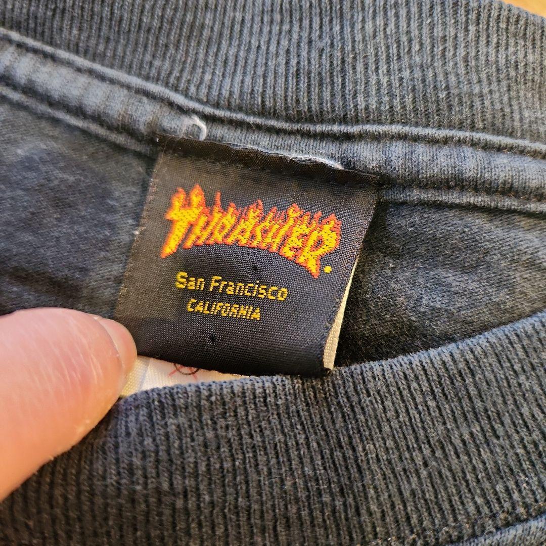 ★THRASHER 炎ロゴ Tシャツ 黒