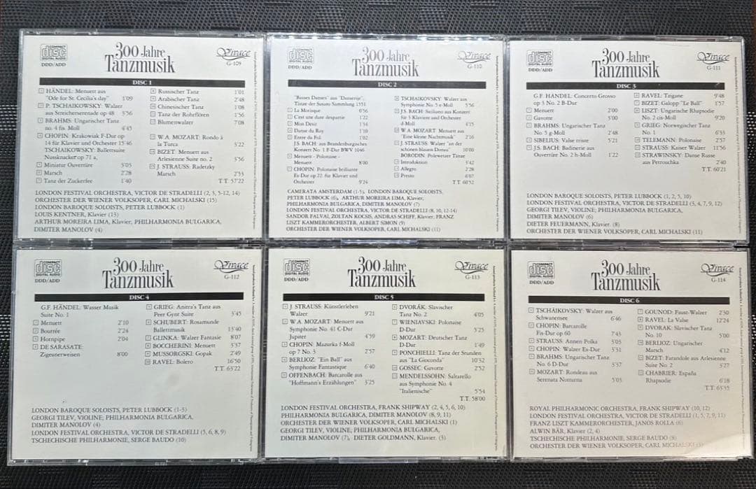 激レア　舞踏音楽　300年　CD 6枚　セット
