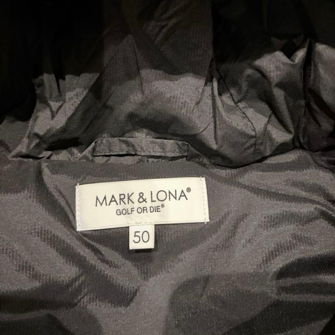 MARK & LONA フード付きダウンベスト 50