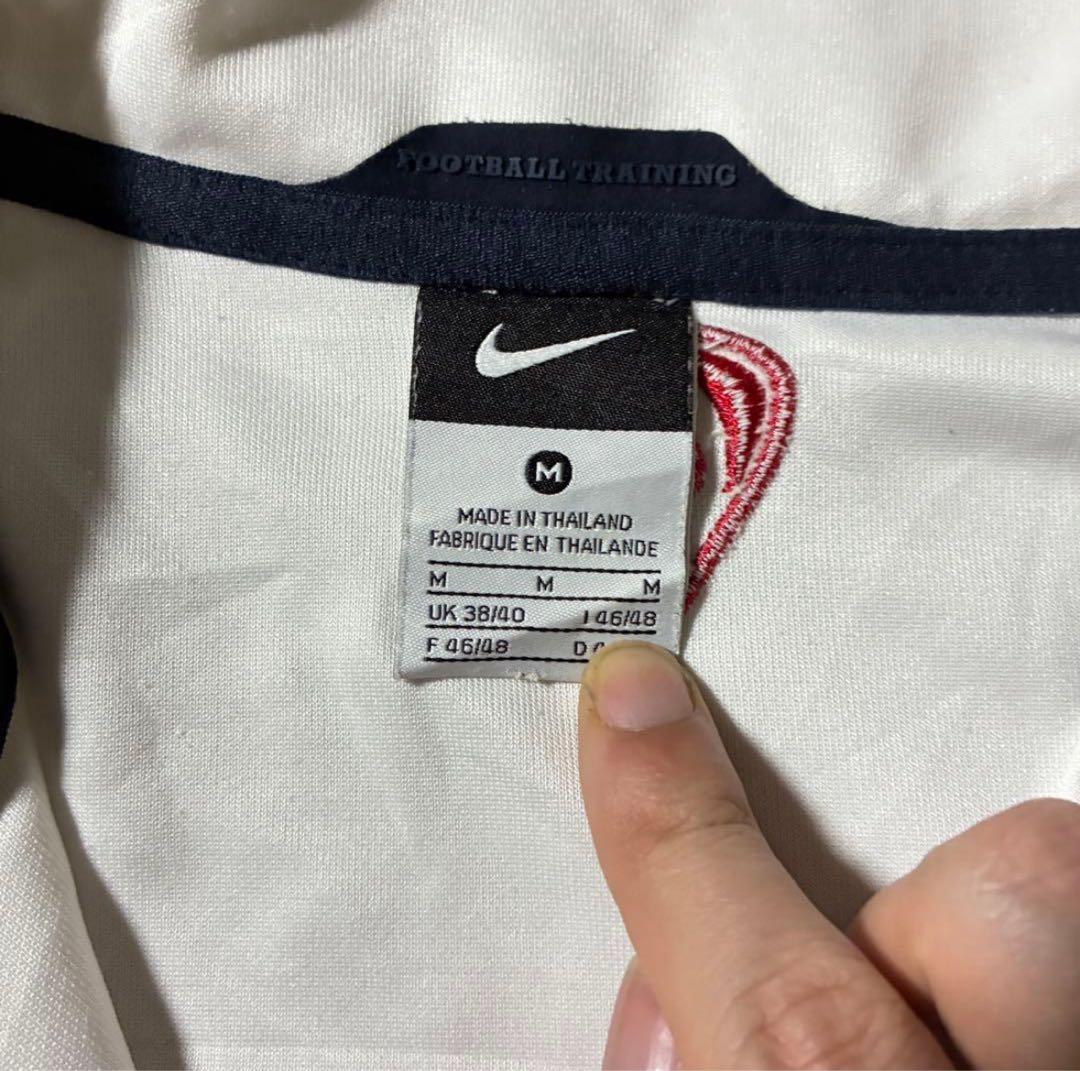 00s NIKEアーセナル刺繍トラックジャケットサッカーY2Kテックバックロゴ