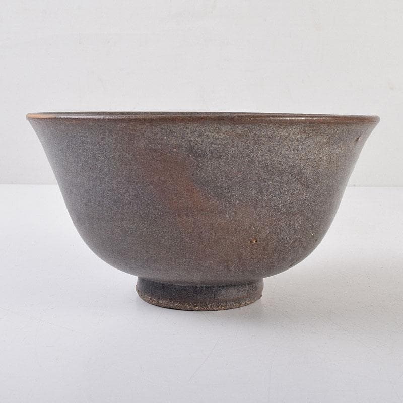 中国　黒釉　茶碗　茶道具　C　R9172
