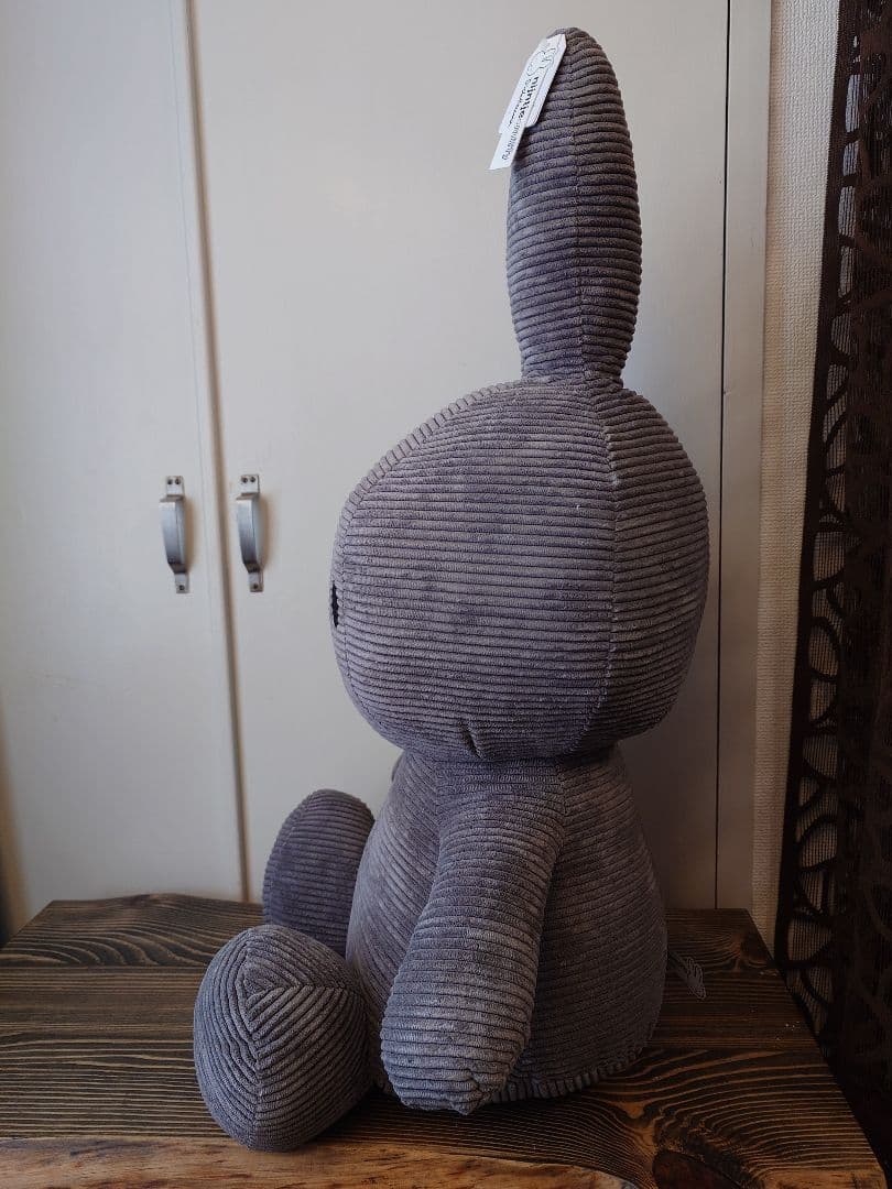 【 特大70cm 】 miffy ミッフィー コーデュロイ ぬいぐるみ 美品