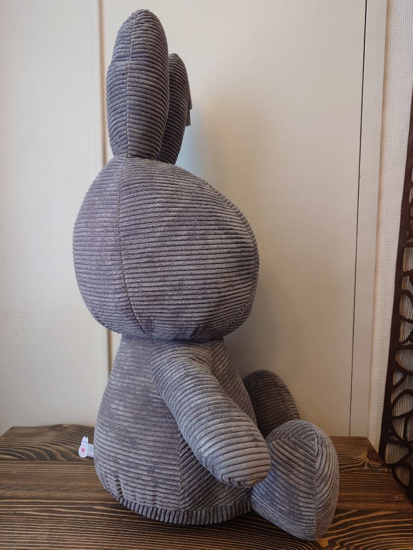 【 特大70cm 】 miffy ミッフィー コーデュロイ ぬいぐるみ 美品