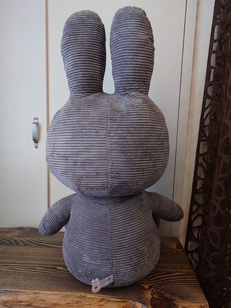 【 特大70cm 】 miffy ミッフィー コーデュロイ ぬいぐるみ 美品