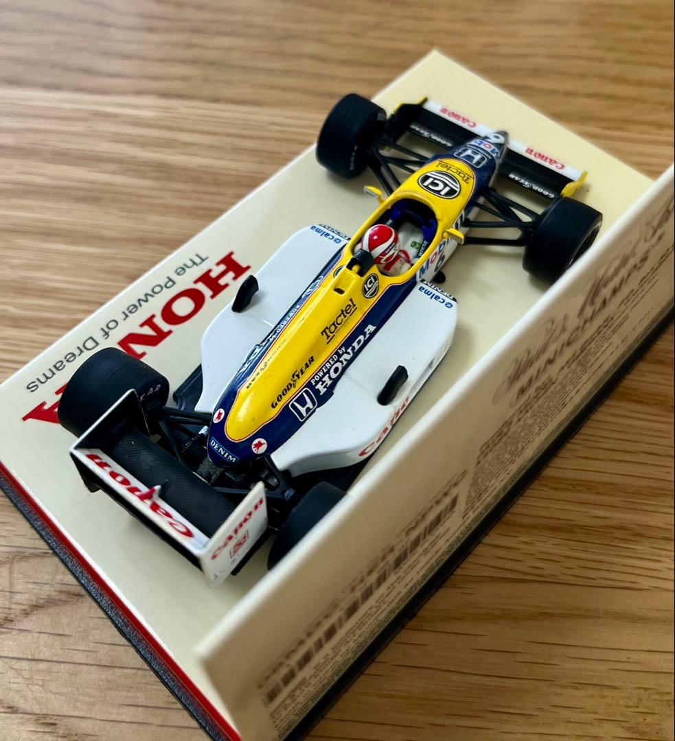 ミニチャンプス F1 ホンダ ワールドチャンピオン獲得 セナ&ピケ 2台セット