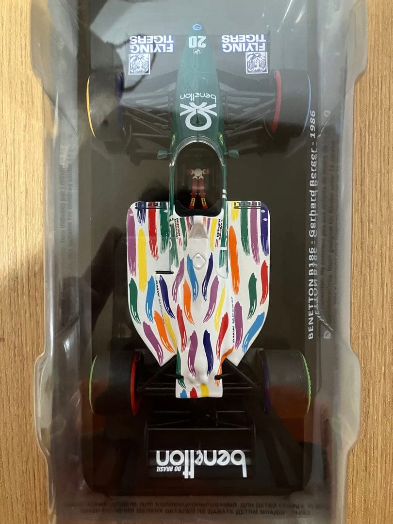 日本未発売　ビッグスケールF1コレクション　ベネトンB186 1986年
