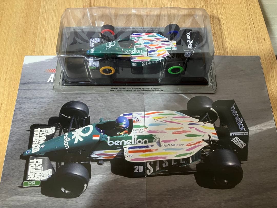 日本未発売　ビッグスケールF1コレクション　ベネトンB186 1986年