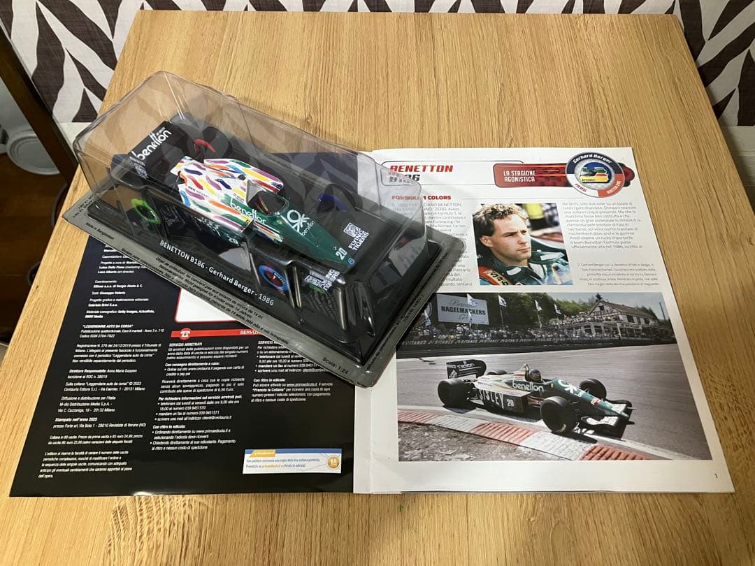日本未発売　ビッグスケールF1コレクション　ベネトンB186 1986年