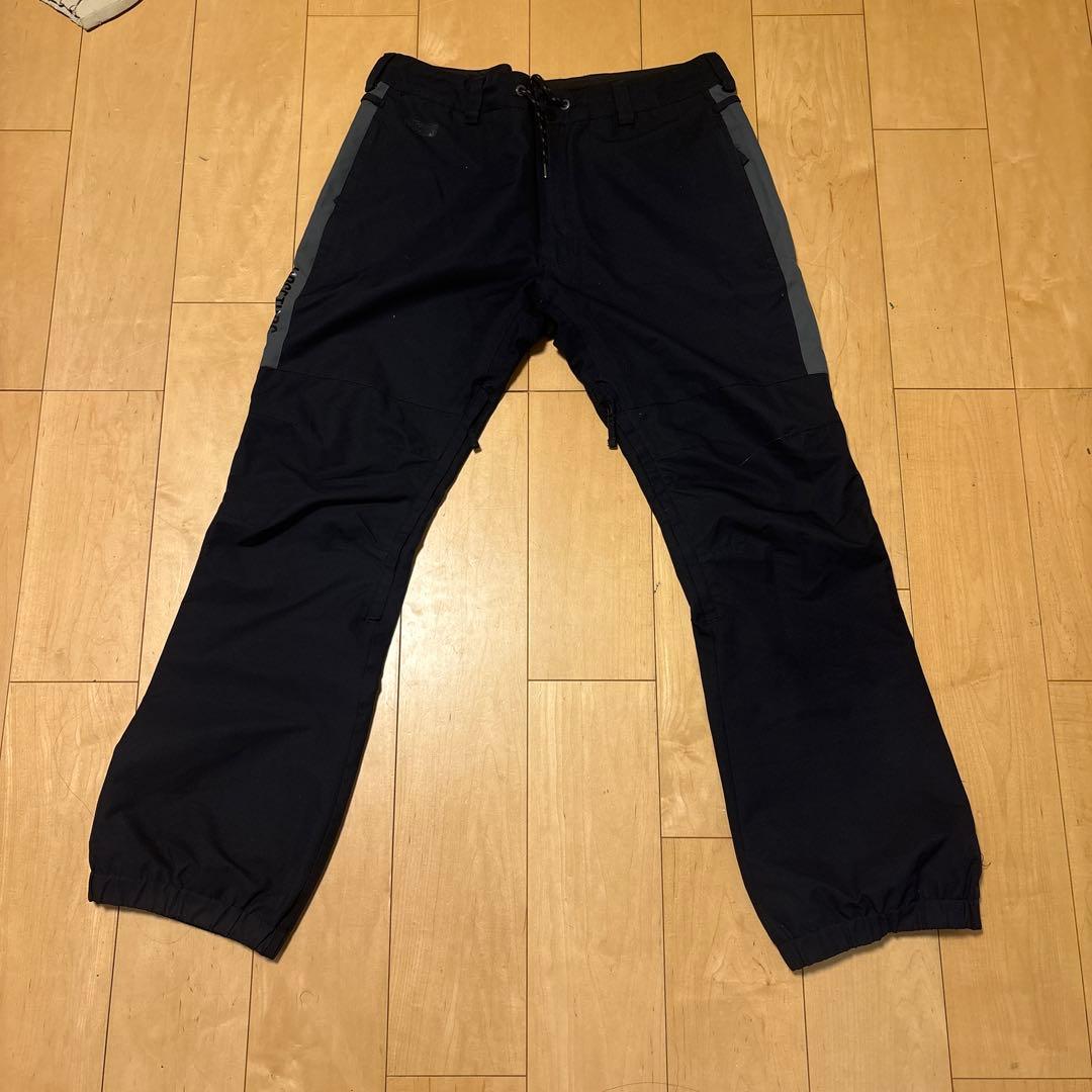 HRSFTHRS スノーボードウェア XL ベージュ/イエロ- 上下セット