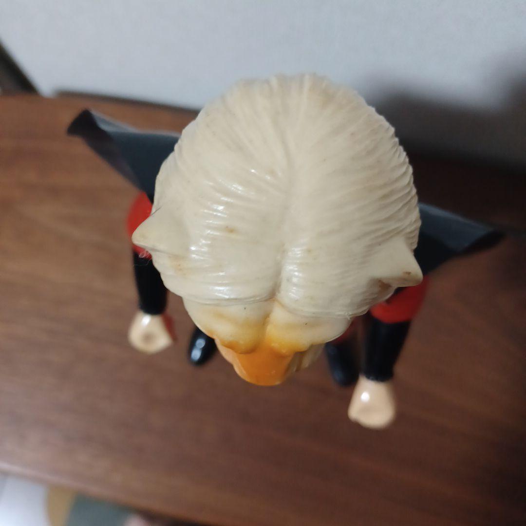 当時物　ブルマァク製「怪傑ライオン丸」黒マント付き希少ソフビフィギュア