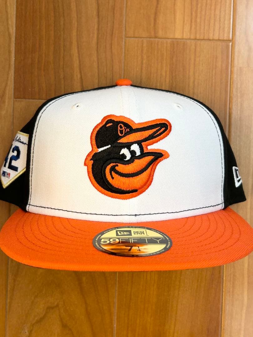 新品 オリオールズ 59FIFTYキャップ 7 1/4 ジャッキーロビンソンデー