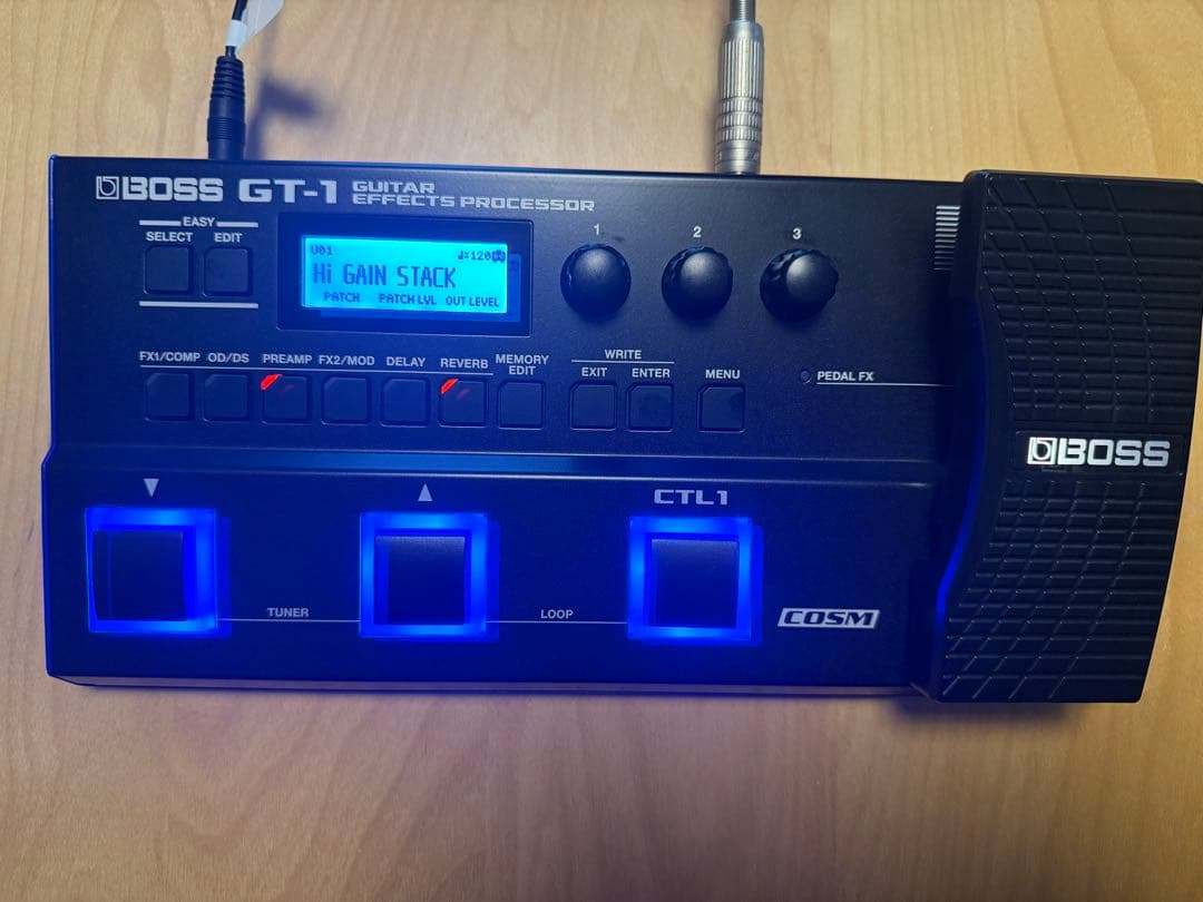 【美品】BOSS GT-1 アダプター付き